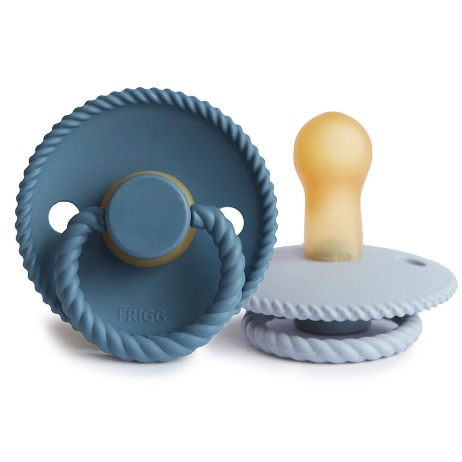 Frigg Rope Latex Pacifier Ocean View/Powder Blue