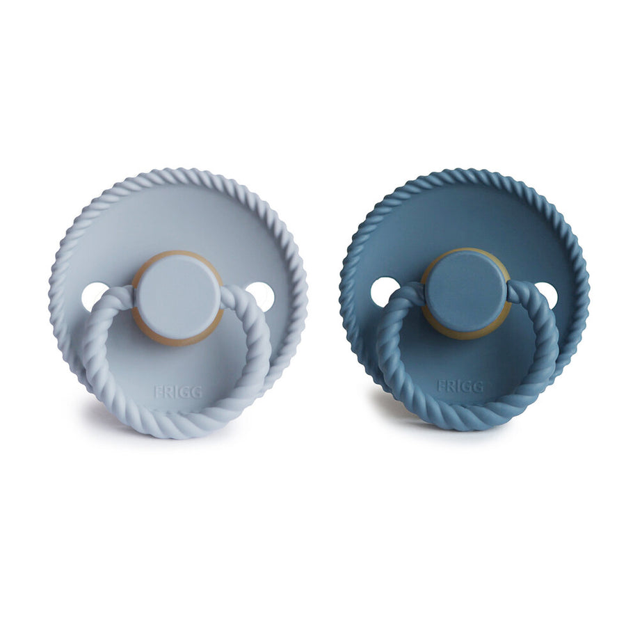 Frigg Rope Latex Pacifier Ocean View/Powder Blue