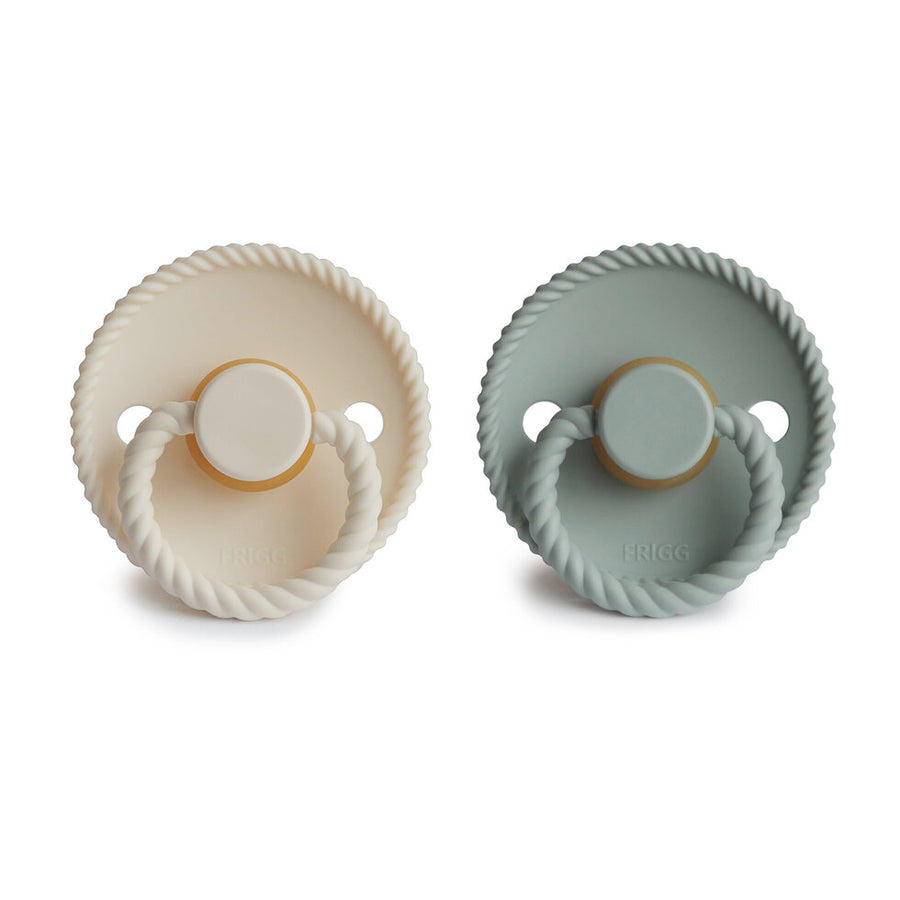 Frigg Rope Latex Pacifier Cream/Sage