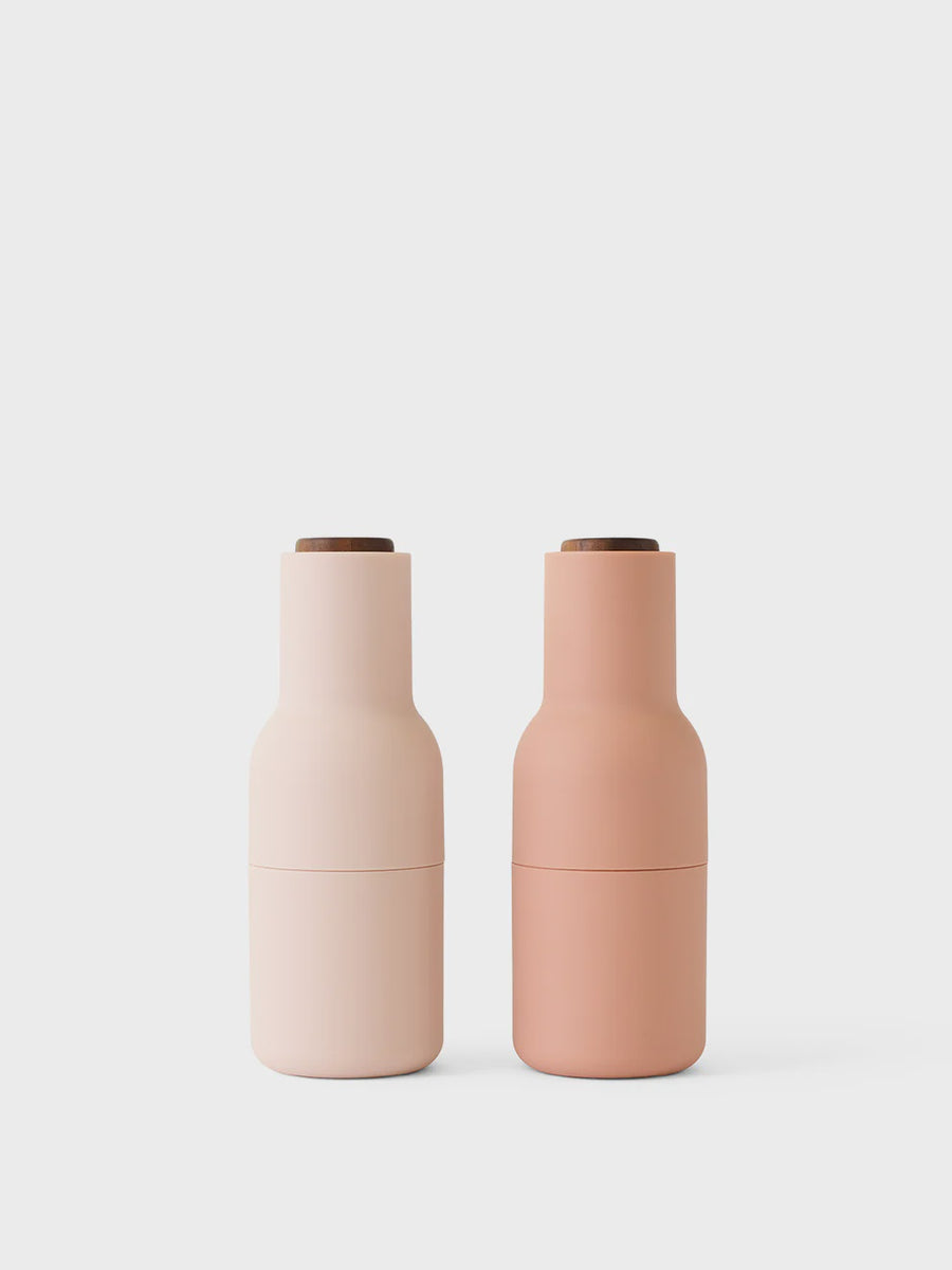 Menu Bottle Grinder Set - Nudes - Walnut