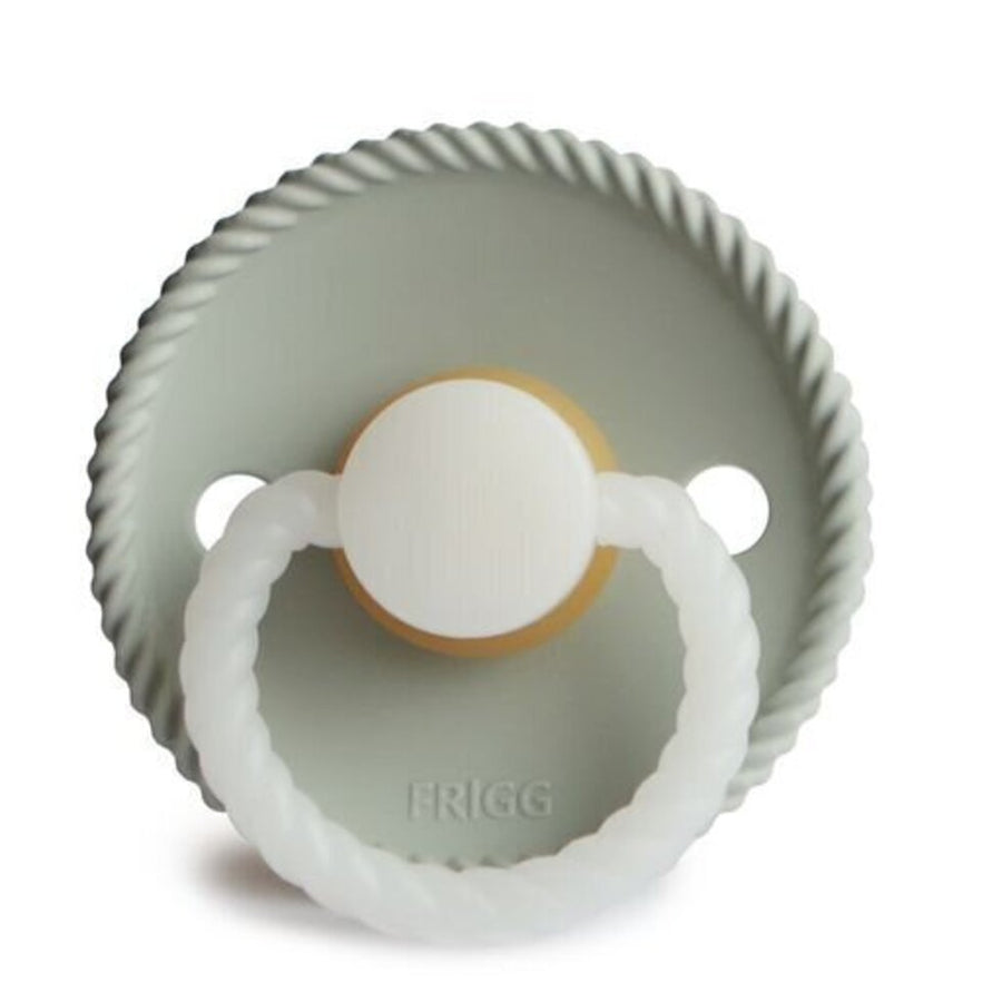 Frigg Rope Latex Night Pacifier Sage