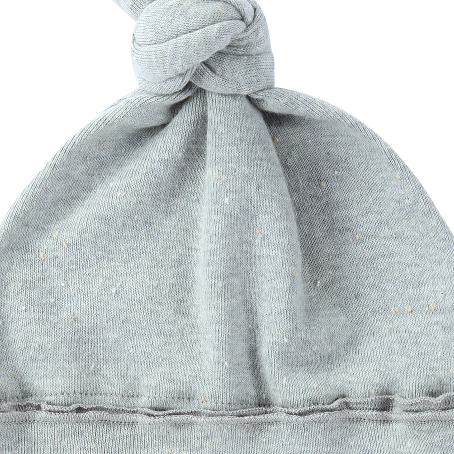 Organic Knotted Hat-Dew Speckled