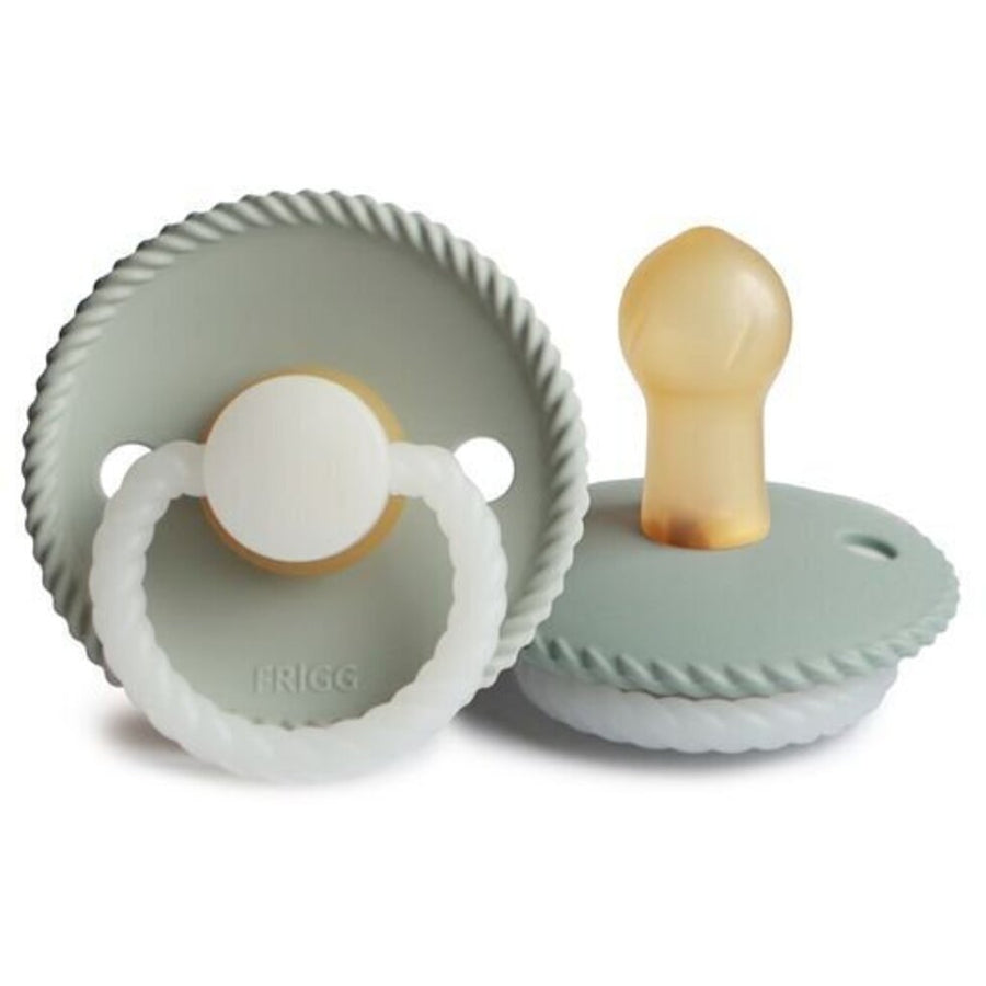 Frigg Rope Latex Night Pacifier Sage