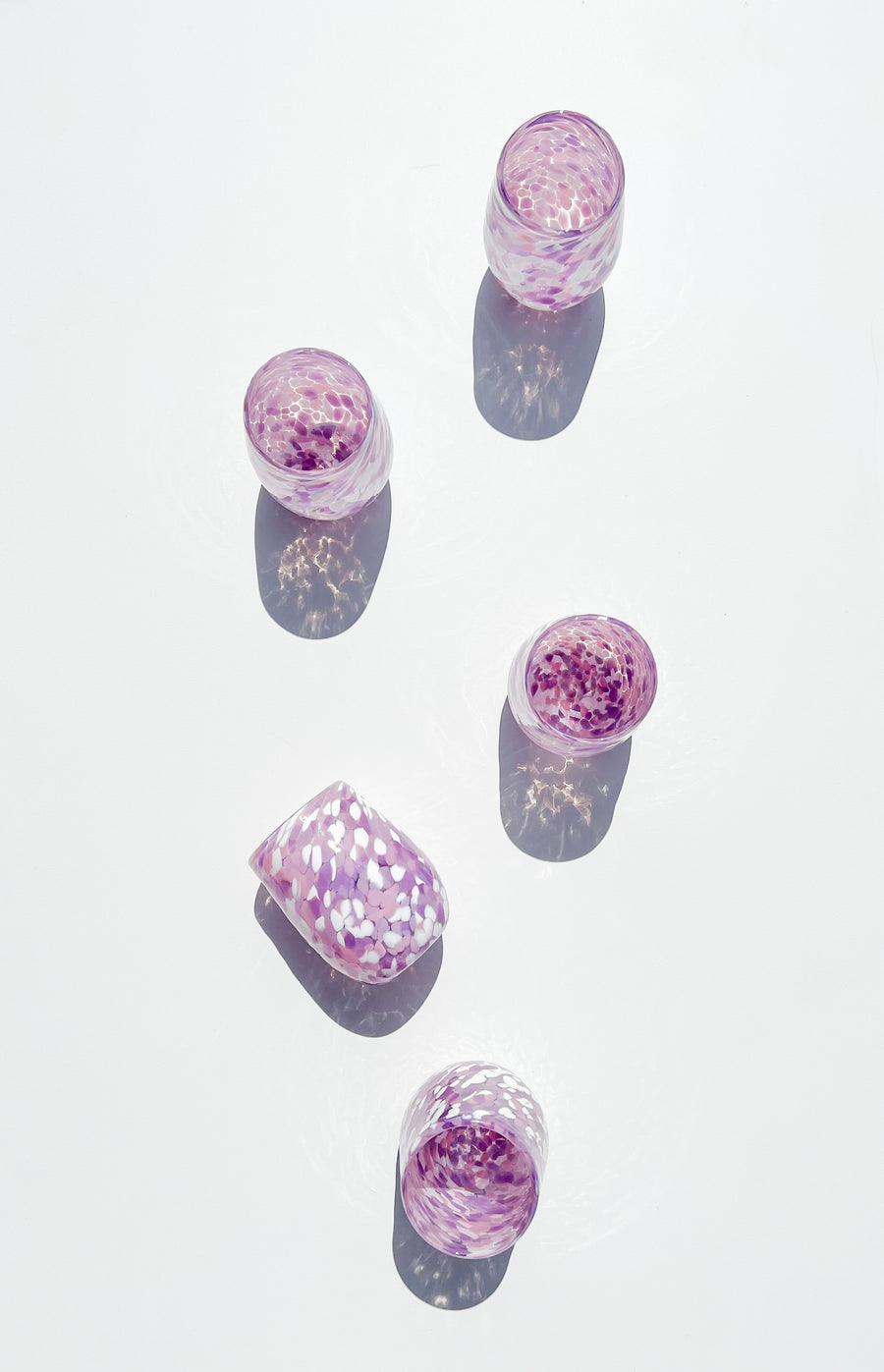 Glass Blown Tumbler Opal