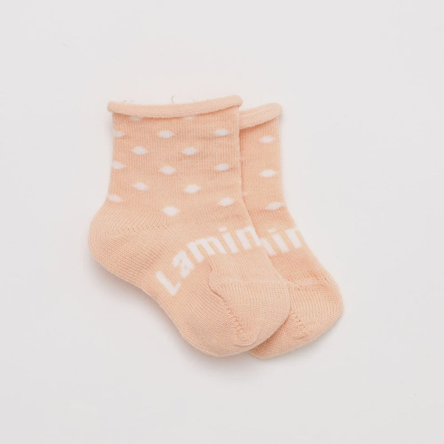 Merino Wool Crew Socks Lychee