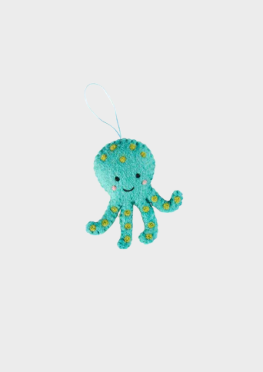 Pashom Christmas Decoration - Beaded Octopus