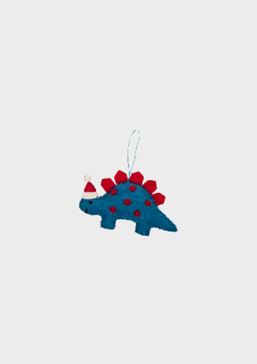 Pashom Christmas Decoration - Blue Dinosaur