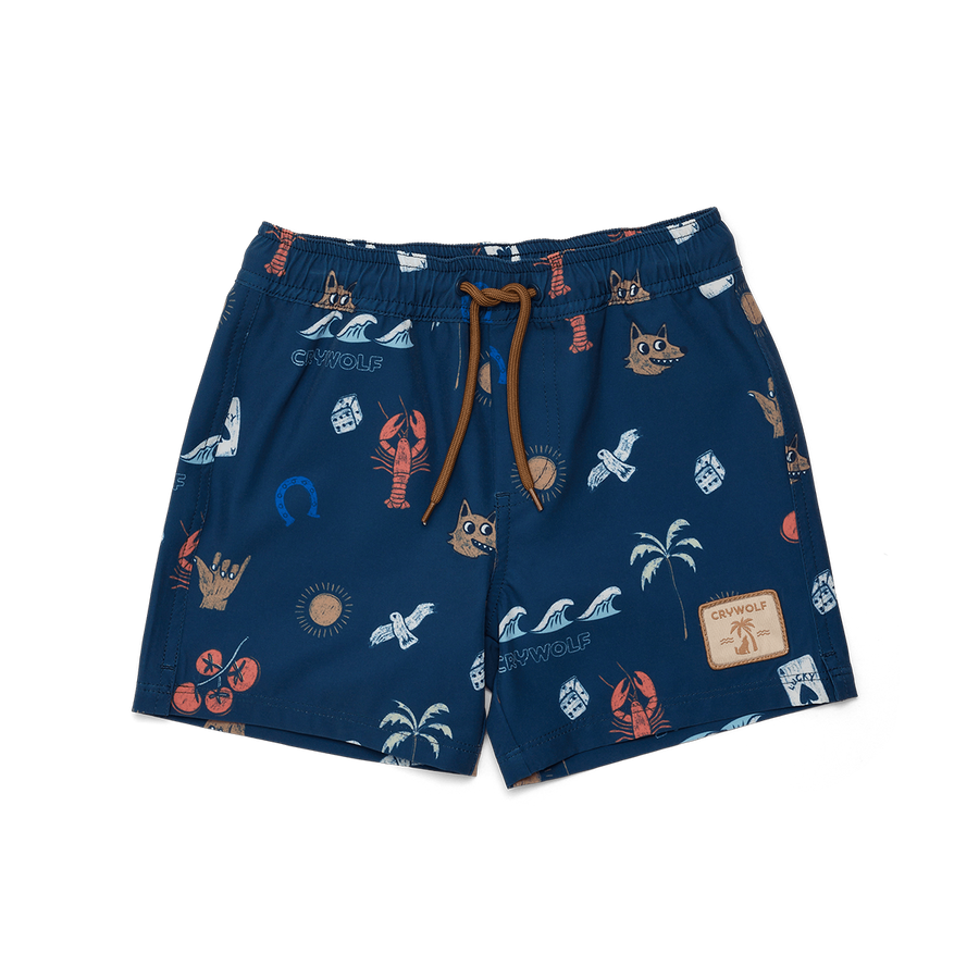 Board Short- Lucky Days