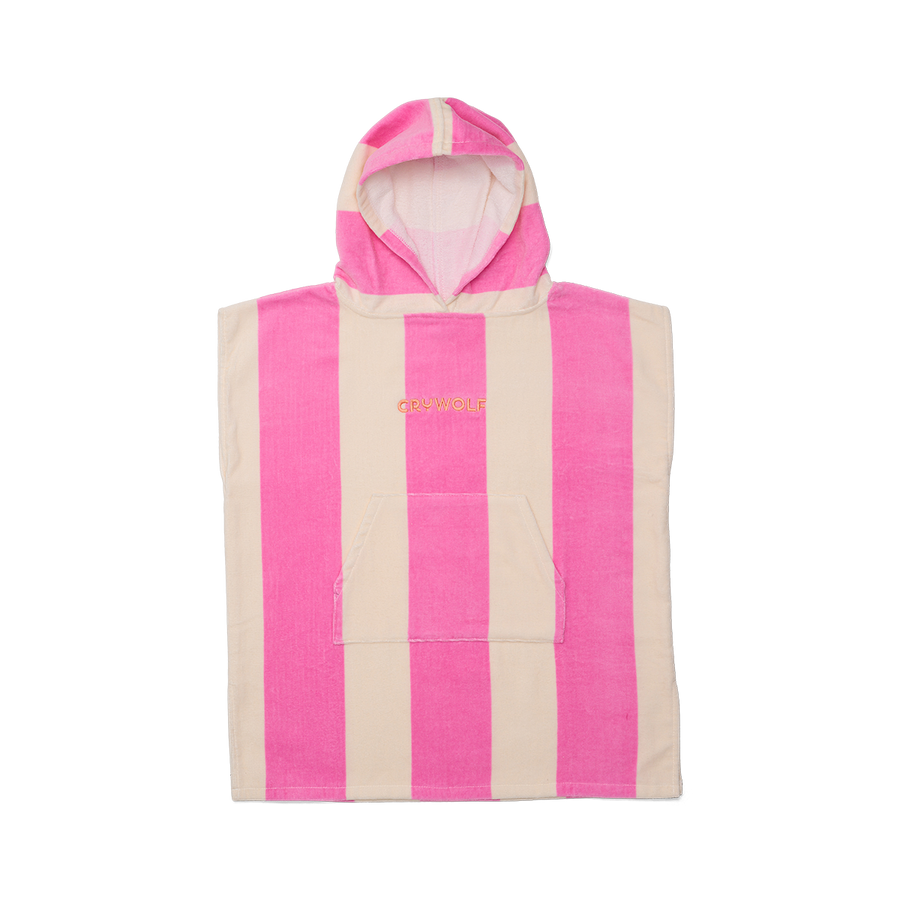 Hooded Towel - Candy Stripe