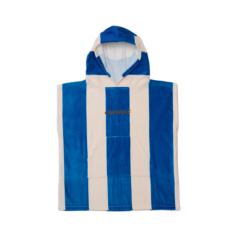 Hooded Towel - Deep Sea Stripe
