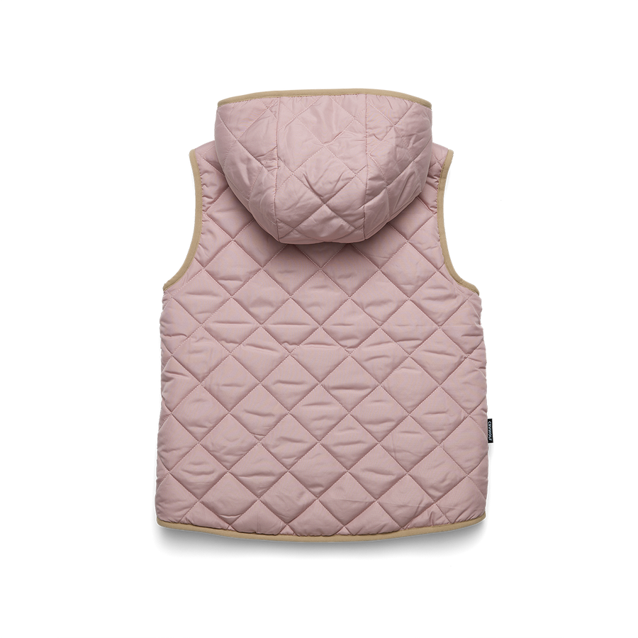 Reversible Yeti Vest Blush/Camel