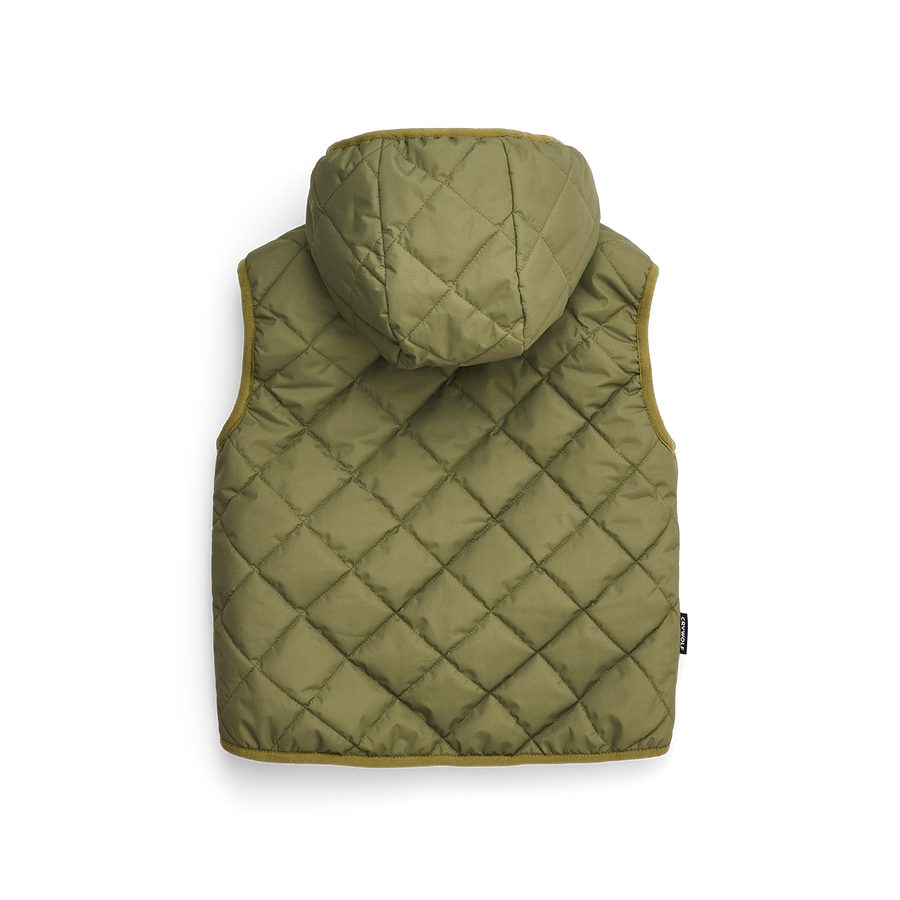 Reversible Yeti Vest Fern/Black