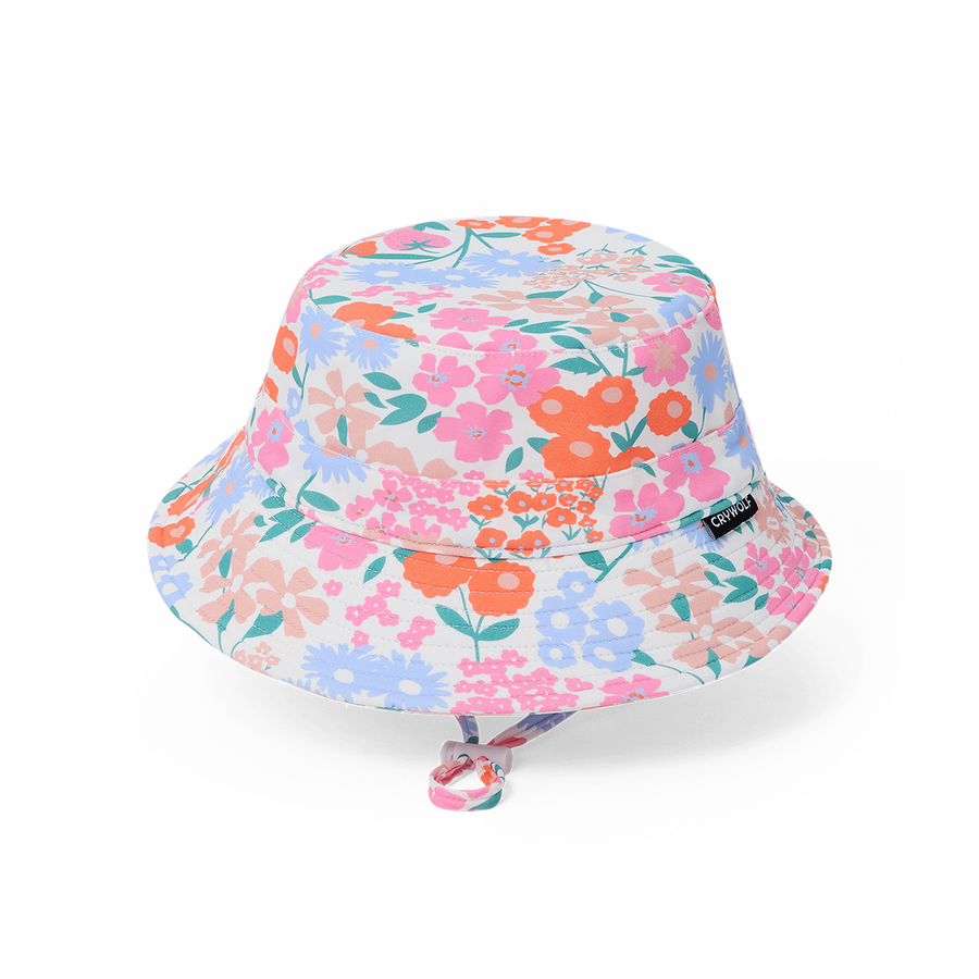 Swim Bucket Hat - Berry Garden