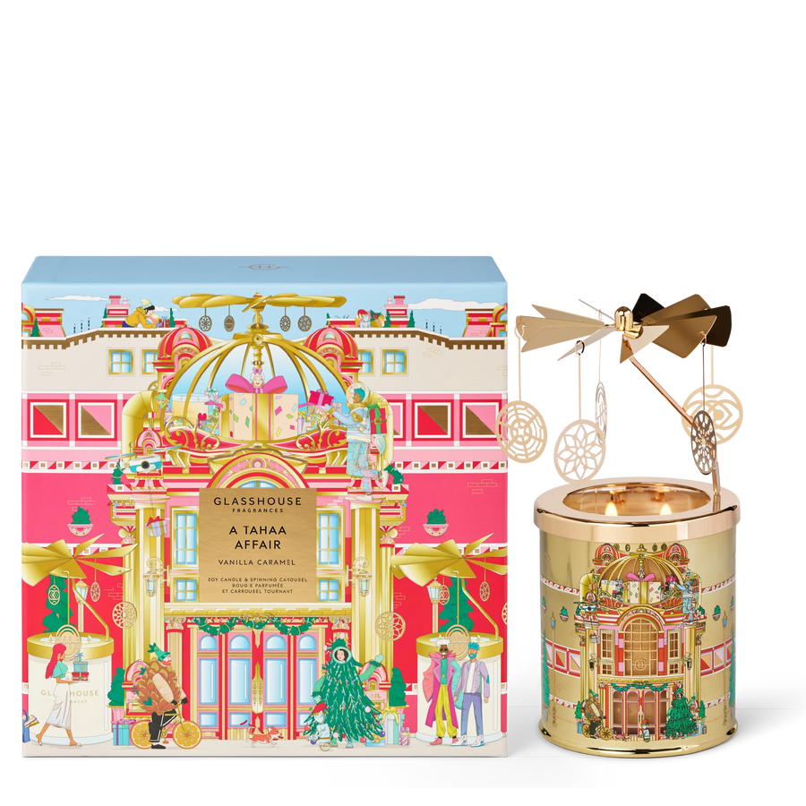 380g Candle & Spinning Carousel - A Tahaa Affair
