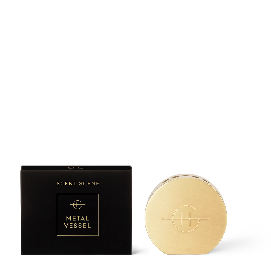 Scent Scene Metal Vessel - Gold
