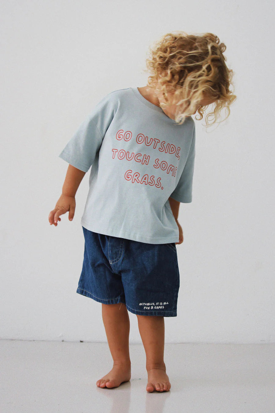 Go Outside Tee - Sky