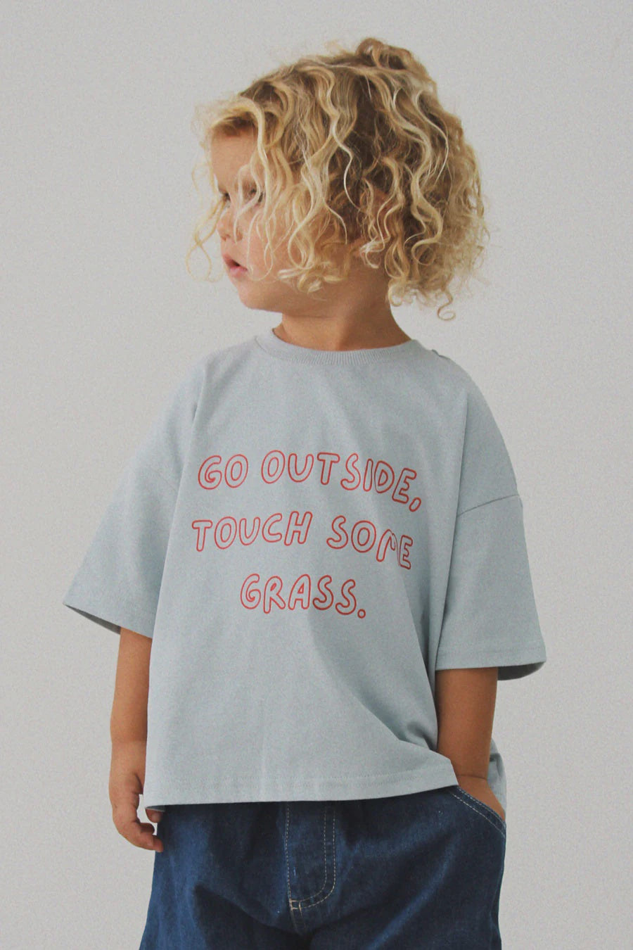 Go Outside Tee - Sky
