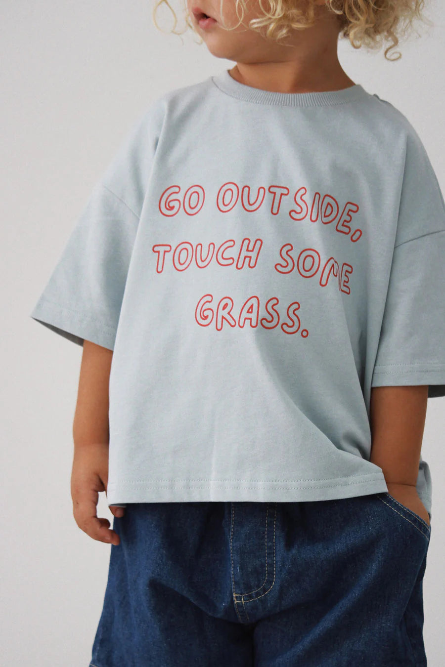 Go Outside Tee - Sky