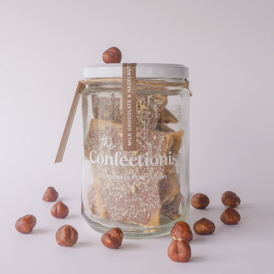 Milk Chocolate & Hazelnut Toffee 200g Jar