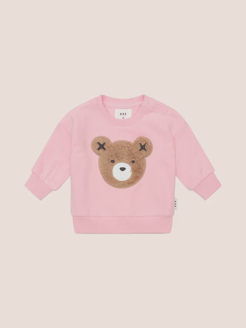 Furry Huxbear Sweatshirt Blush