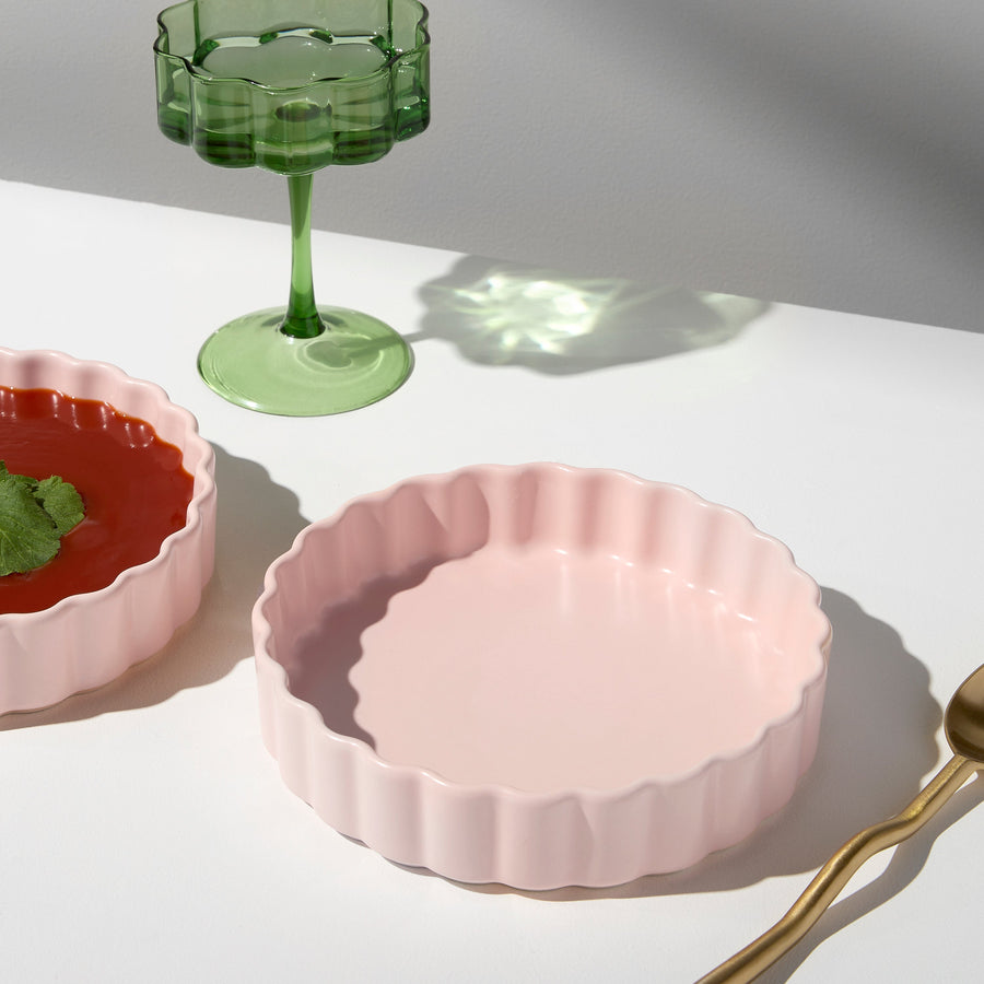 Fazeek Pink Ceramic Bowl S/2