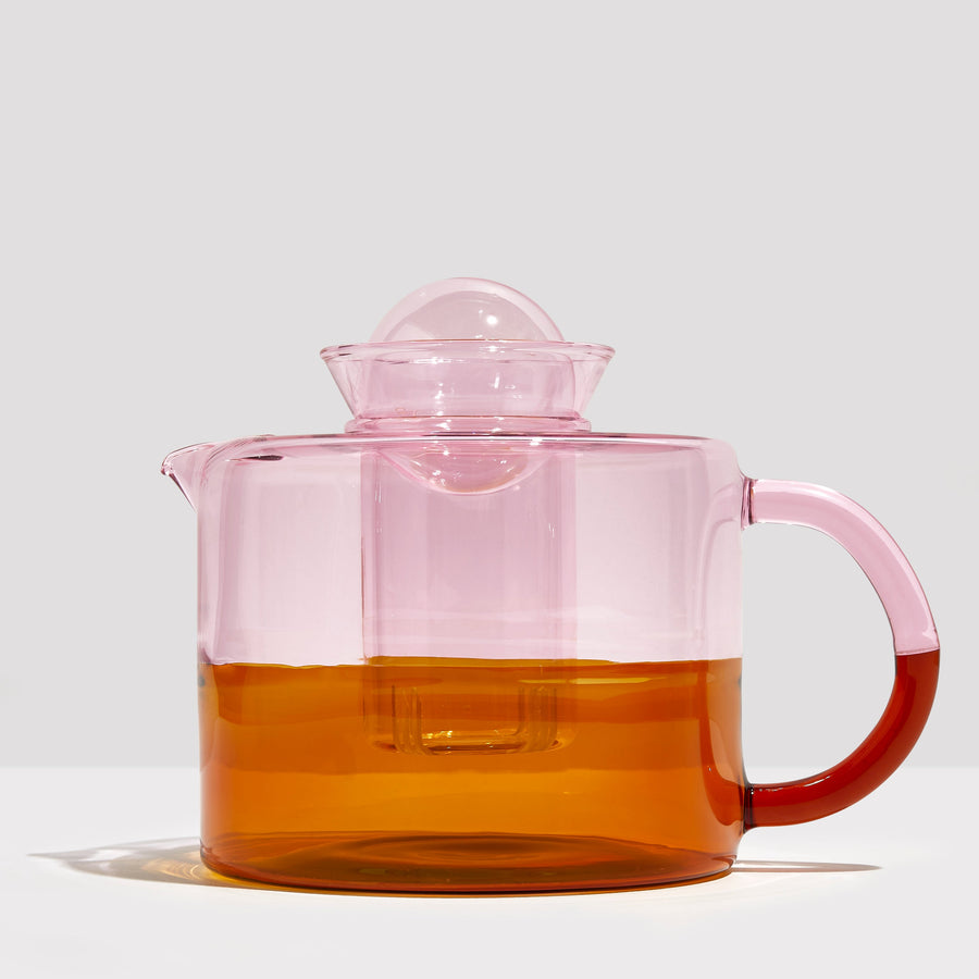 Fazeek Two Tone Teapot Pink + Amber
