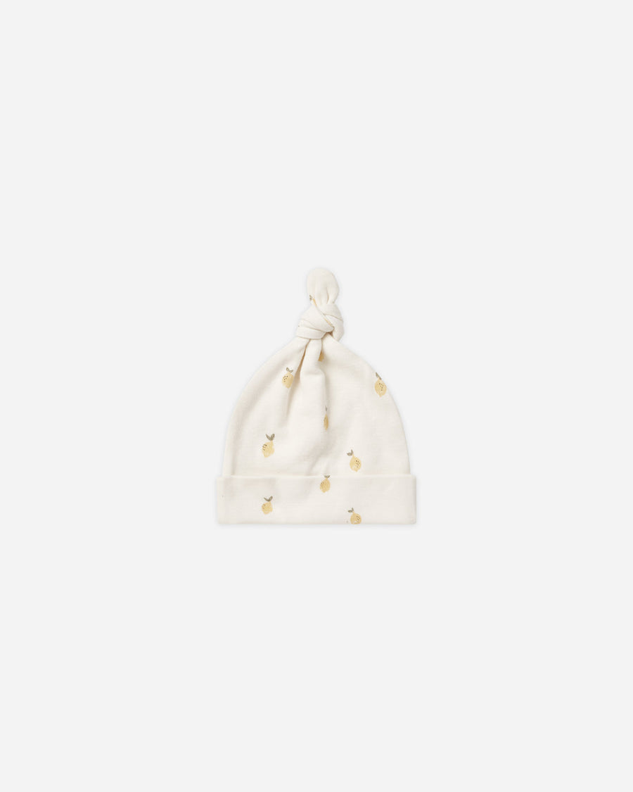 Quincy Mae Knotted Baby Hat Lemons