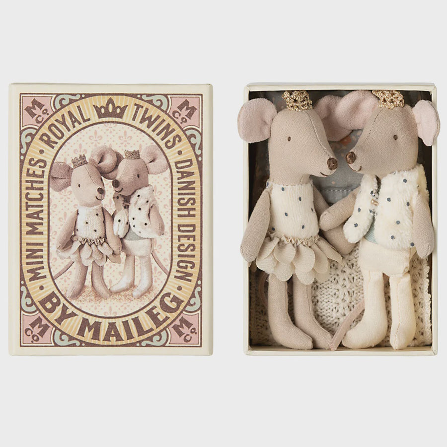Royal Twin Mice In Matchbox