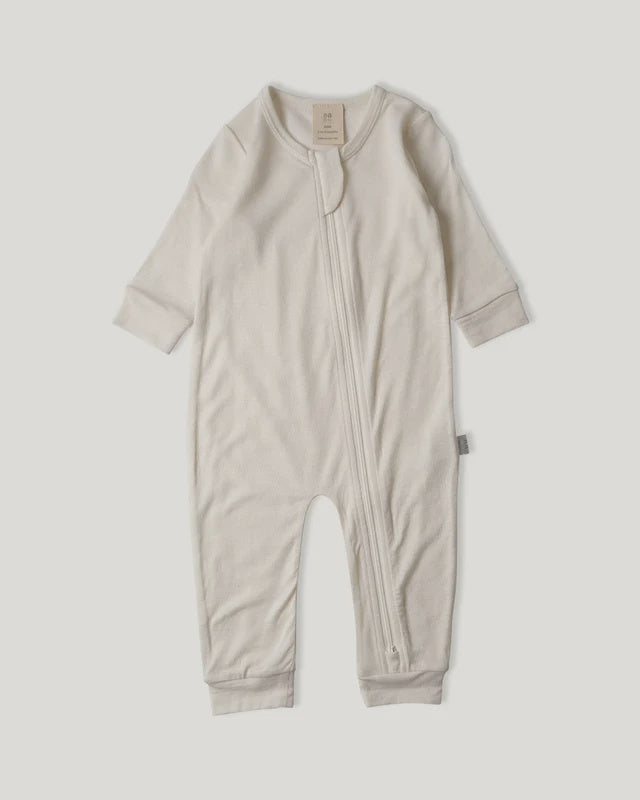 Merino Footless Onesie Cream