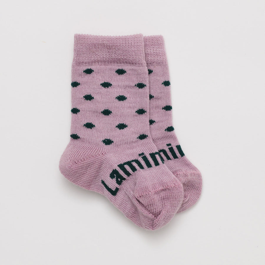 Merino Wool Crew Socks Thistle