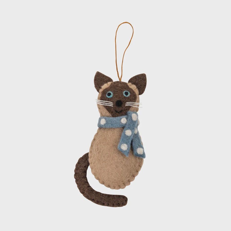 Pashom Christmas Decoration - Siamese Cat