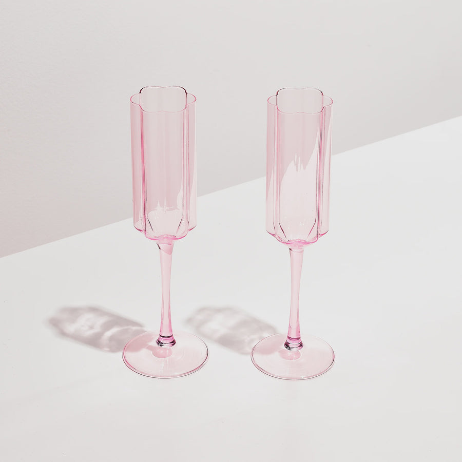 Wave Flutes Pink