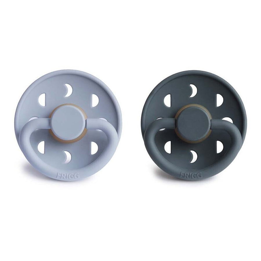 Frigg Moon Phase Latex Pacifier Powder Blue/Slate