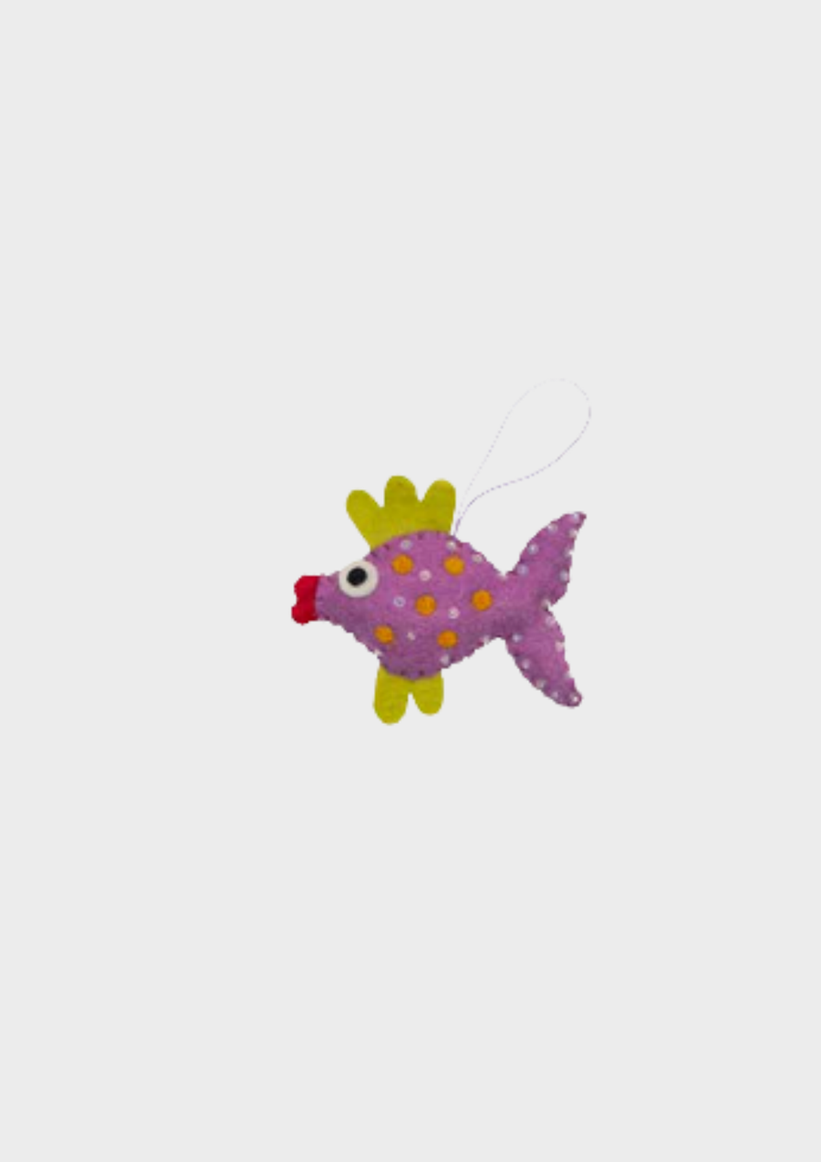 Pashom Christmas Decoration - Purple Fish