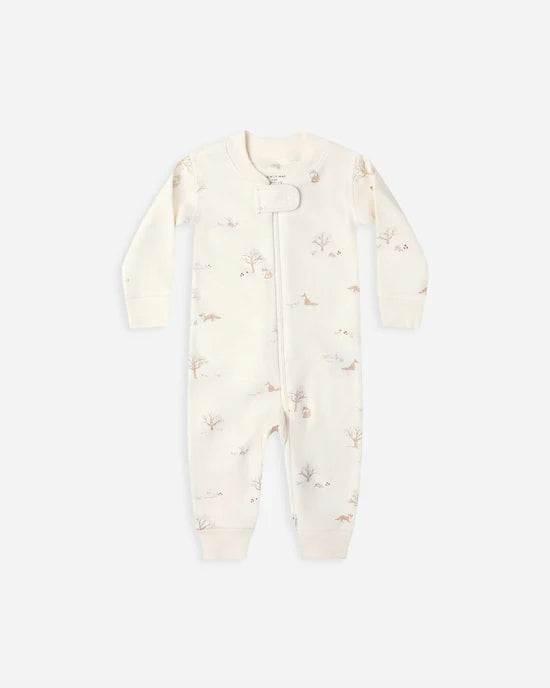 Zip Long Sleeve Sleeper - Fox Land