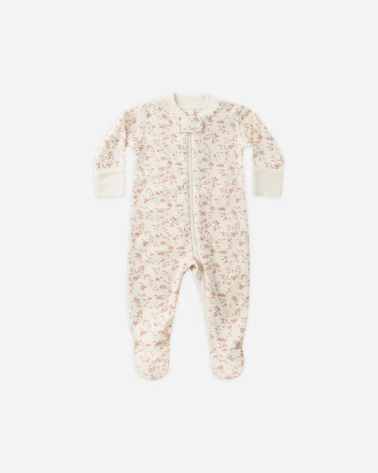 Zip Long Sleeve Sleeper Footie - French Garden