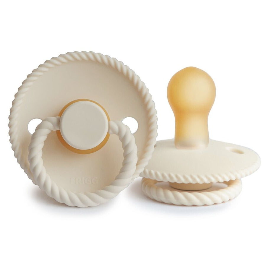 Frigg Rope Latex Pacifier Cream