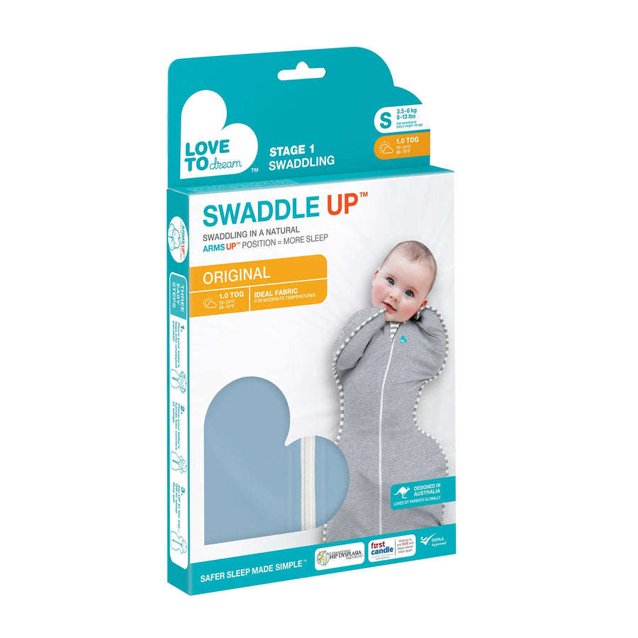 Swaddle Up 1.0 Tog Dusty Blue
