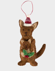 Pashom Christmas Decoration - Kangaroo w Joey