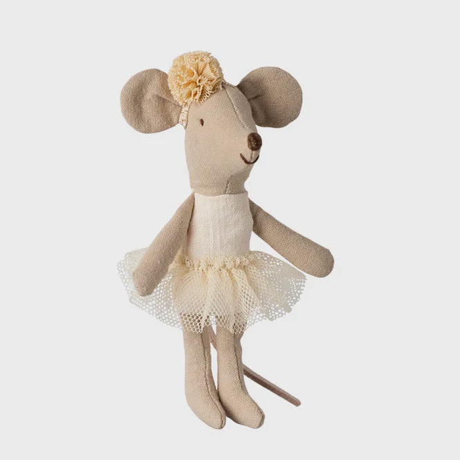 Ballerina Mouse Little Sister - Off White