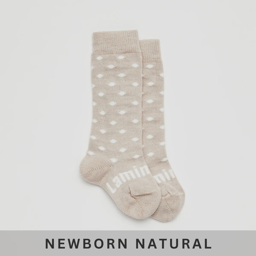 Merino Wool Knee High Socks Truffle