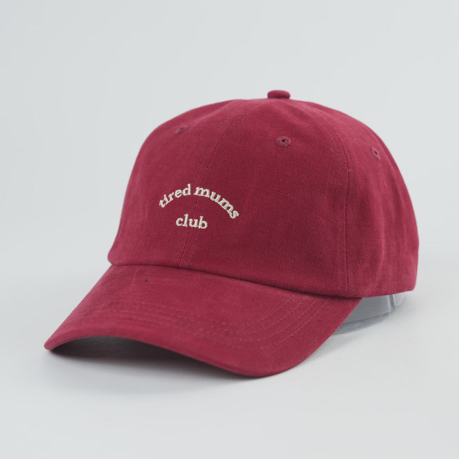 Tired Mums Club Cap - Maroon