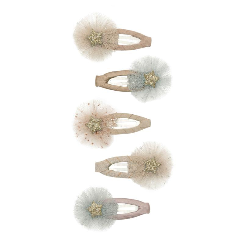 Mini Tulle Click Clacks - Neutral