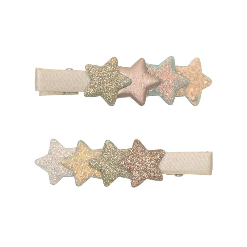 Layered Star Clips - Shimmer