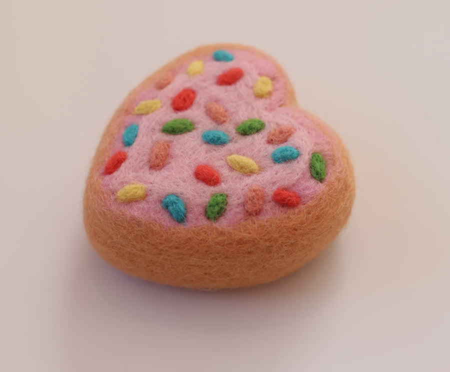 Pink Heart Donut