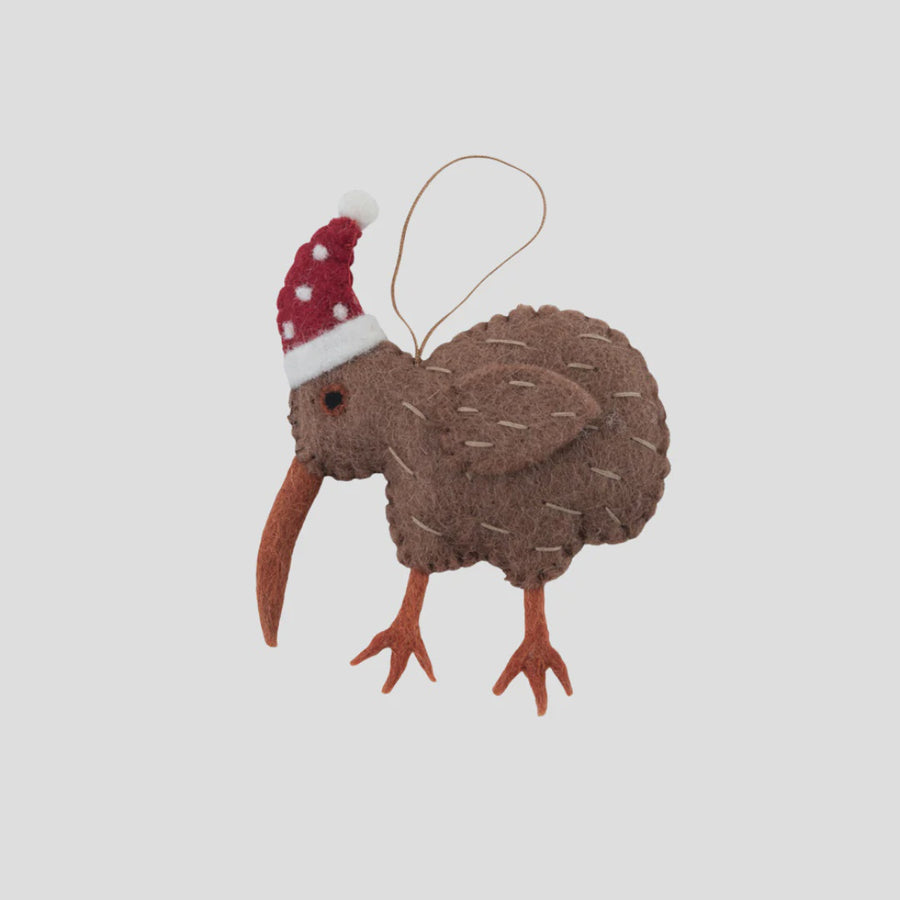 Pashom Christmas Decoration - Kiwi w Hat