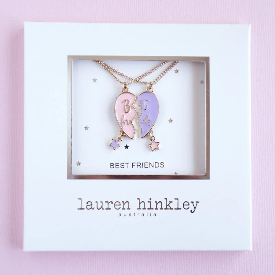 Forever Heart Best Friends Necklace Set