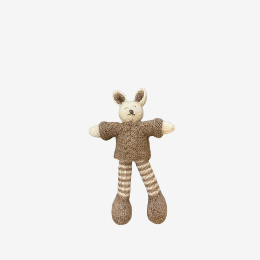 Wendy's Handknitted Mouse Boy - Tan