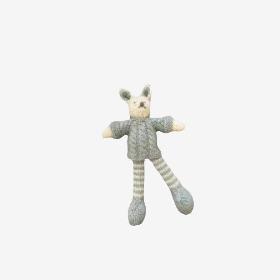 Wendy's Handknitted Mouse Boy - Stone