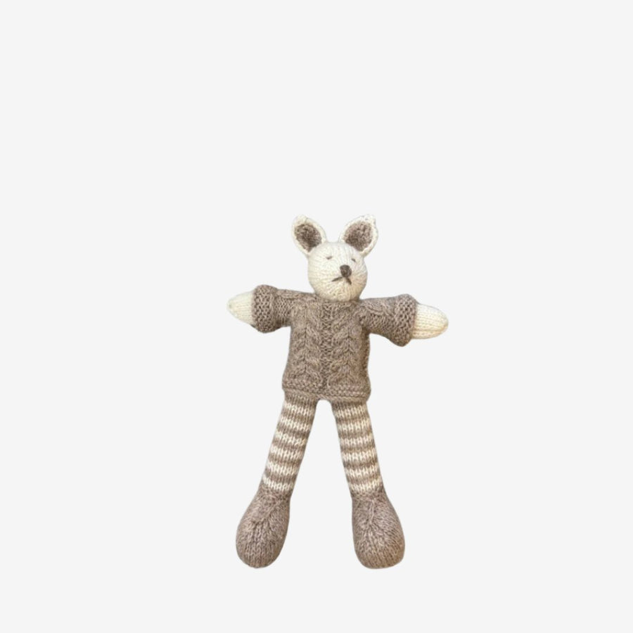 Wendy's Handknitted Mouse Boy - Beige